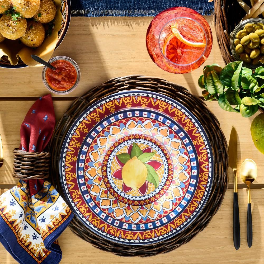 Sicily Red Melamine Salad Plate Williams Sonoma AU